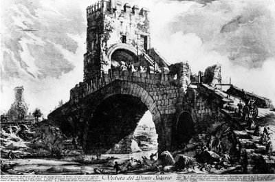 View of the Ponte Salario, from the 